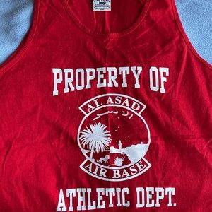 Guys property of red tank nwot